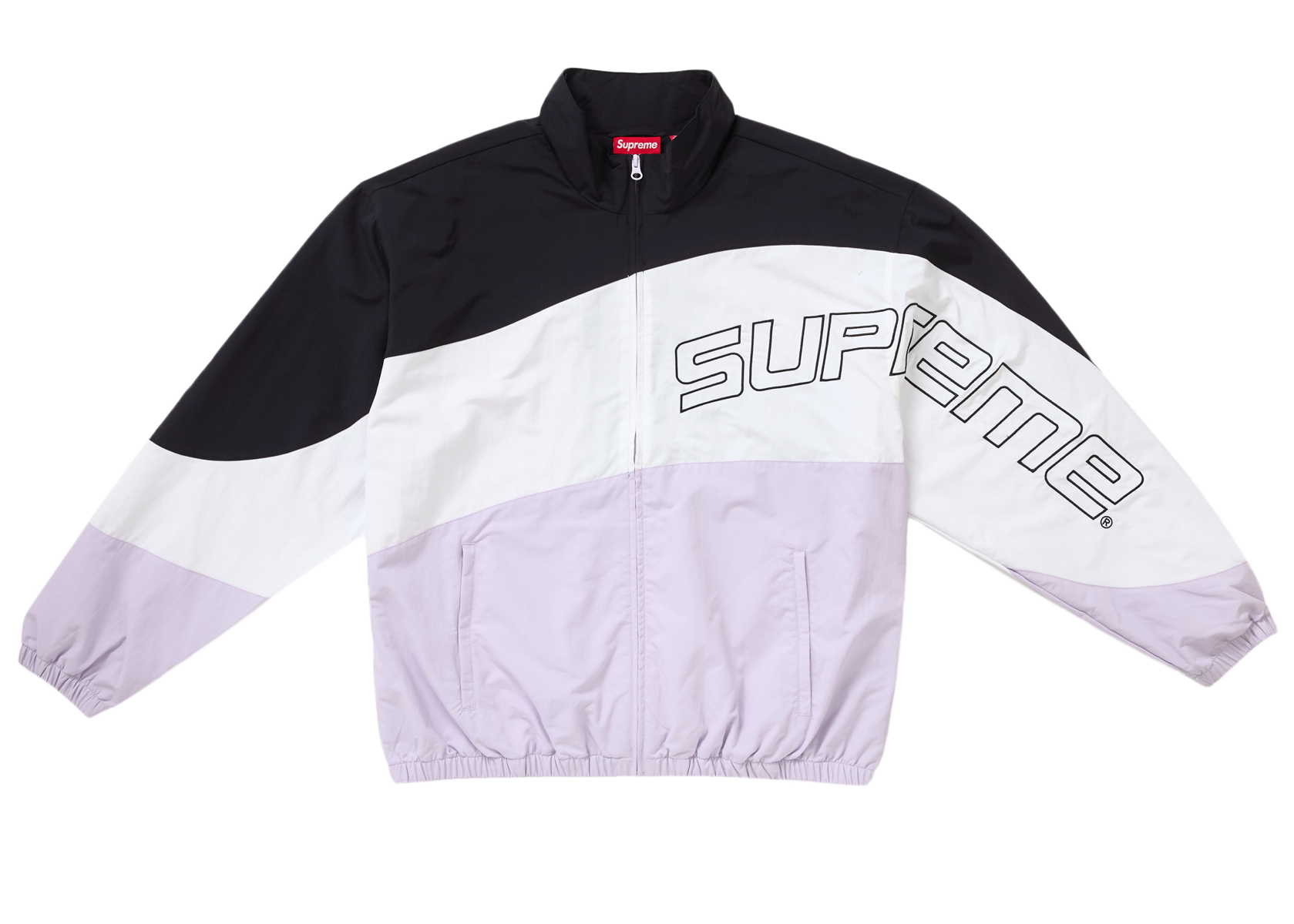 Supreme Curve Track Jacket (SS24) Light Purple