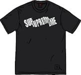 Supreme Painted Logo S/S Top Black Men's - SS20 - US
