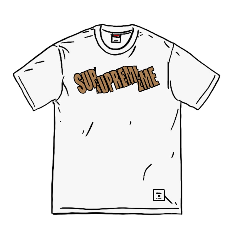 Top Supreme Cut Logo P/E Bianco