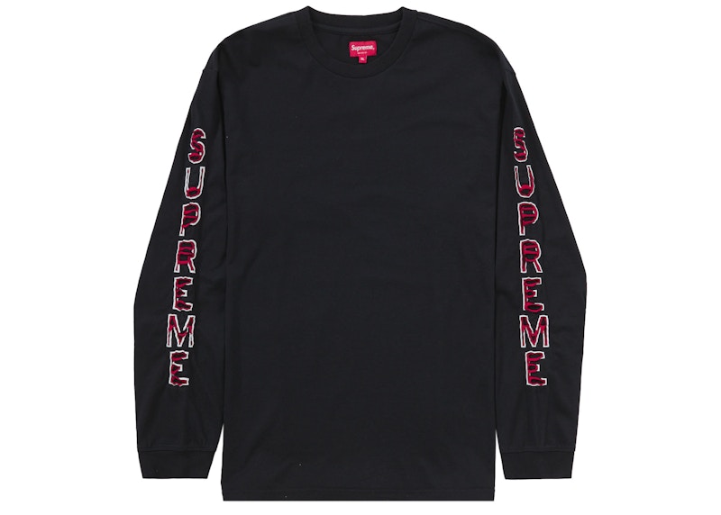 Supreme Layered Hooded L S Top Black - スケートボード