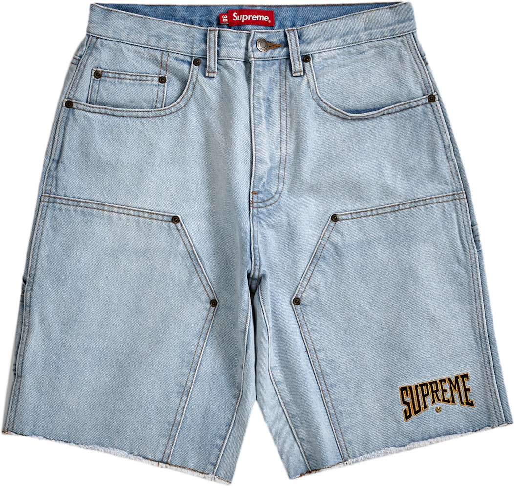 Supreme Denim Shorts  Denim shorts, Denim, Shorts