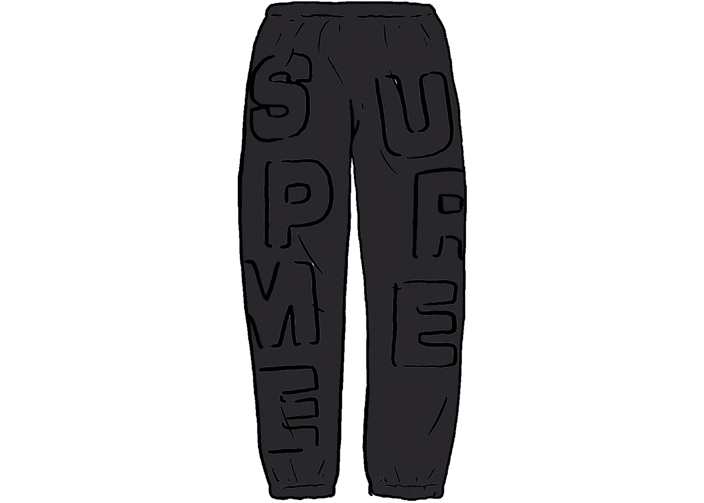 Supreme cut out sweatpants Outlet