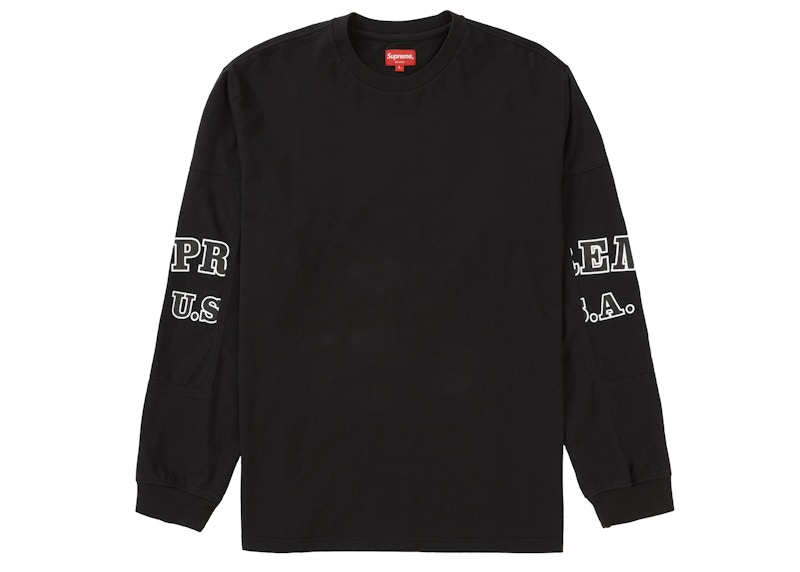 Supreme Cutout Sleeves L/S Top Black