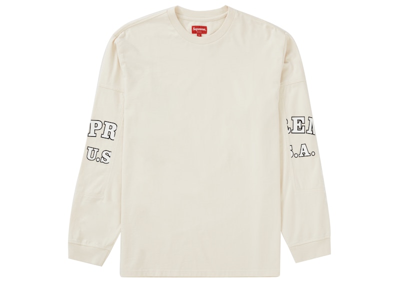 Supreme Cutout Sleeves L/S Top Natural Hombre - FW20 - MX