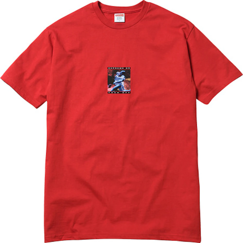 Supreme Cyber Tee Red Men's - SS17 - US