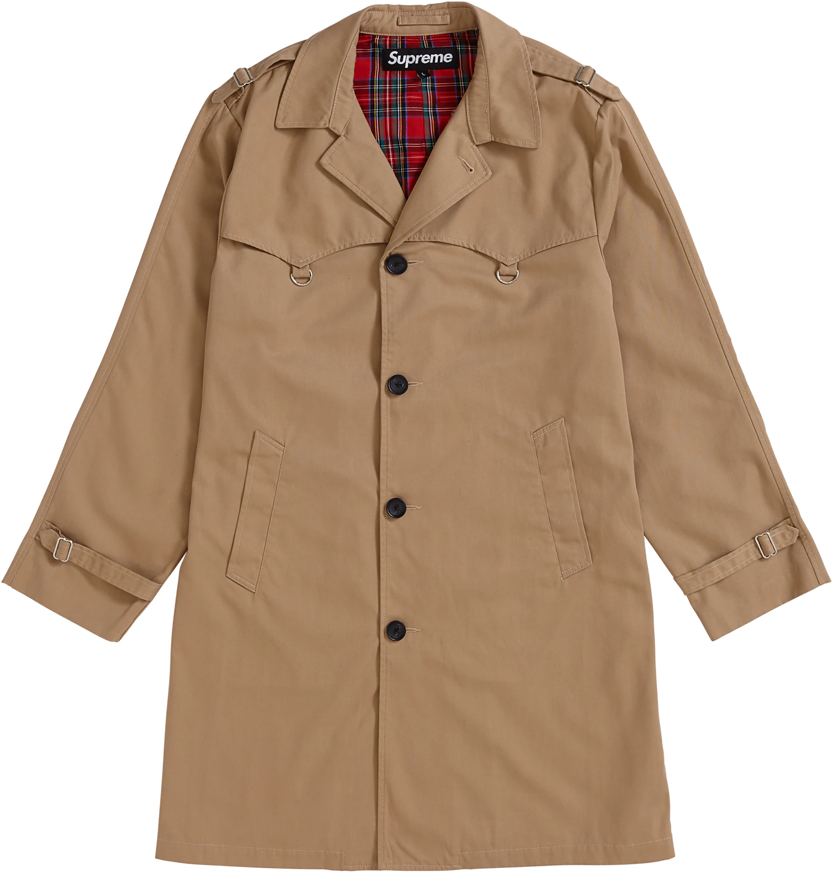 Supreme D-Ring Trench Coat Tan - SS19 - US