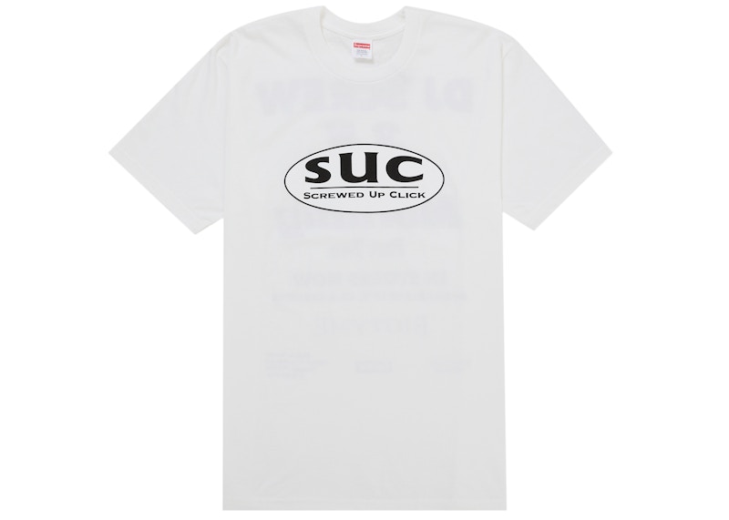 Supreme DJ Screw SUC Tee White
