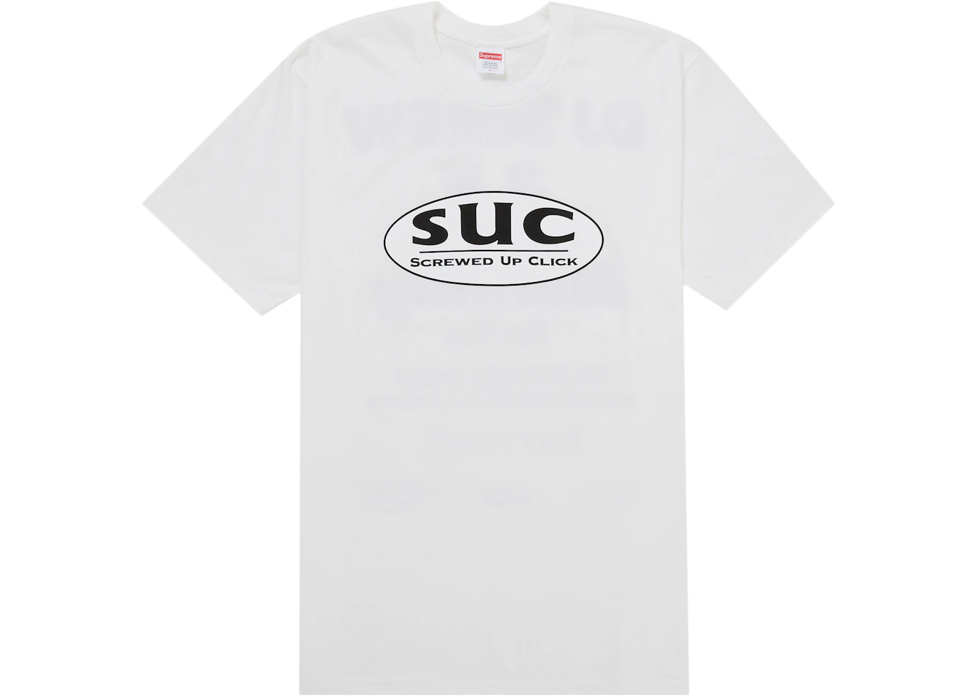 Supreme DJ Screw SUC Tee White