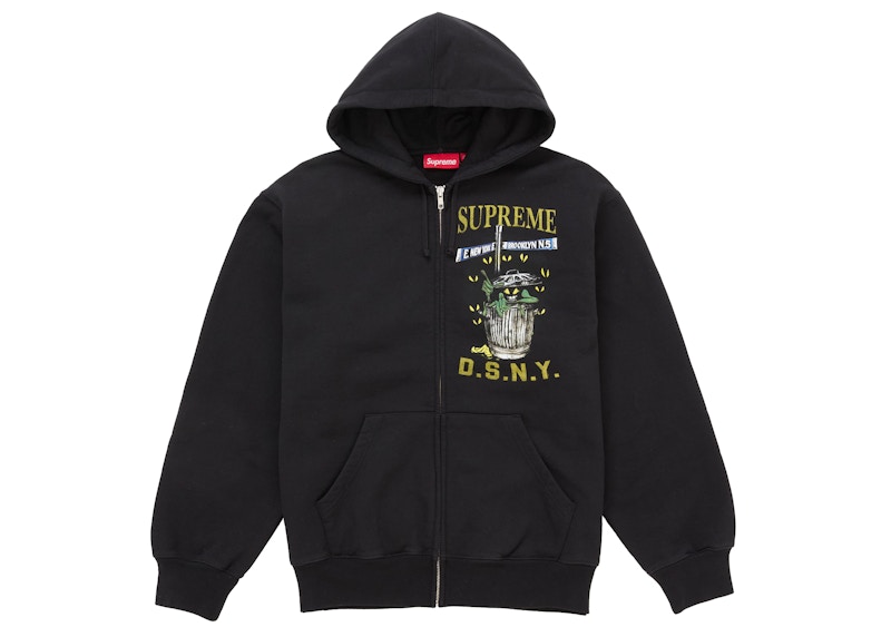 Supreme ジップアップフーディ Supreme DSNY Zip Up Hooded Sweatshirt Black Men's - SS26 - US
