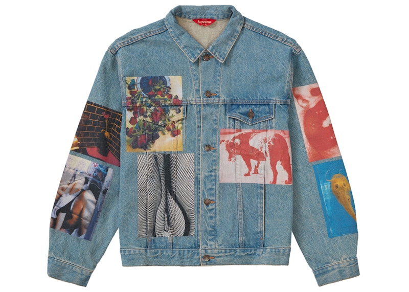 Supreme Daido Moriyama Denim Trucker Jacket Blue Men