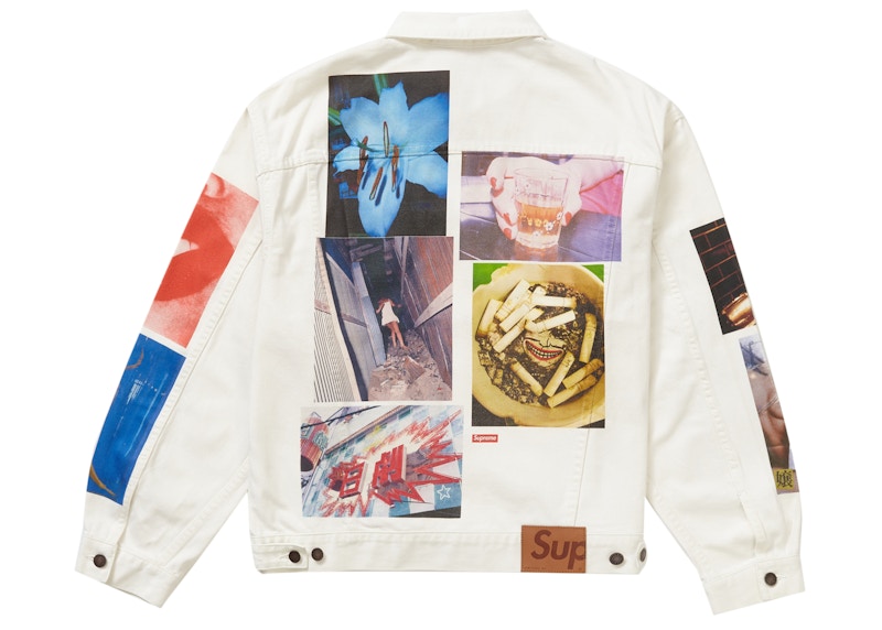 Supreme Daido Moriyama Denim Trucker Jacket White Men's - SS22 - US