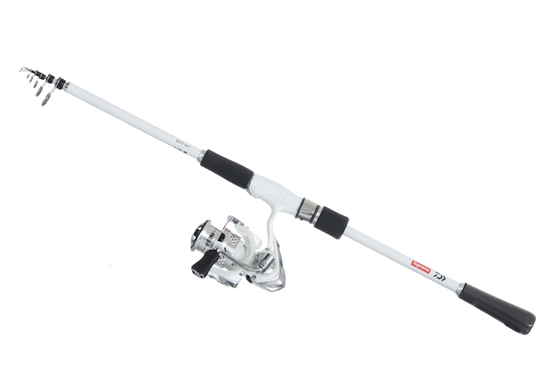 Supreme Daiwa DV1 Fishing Rod and Reel White