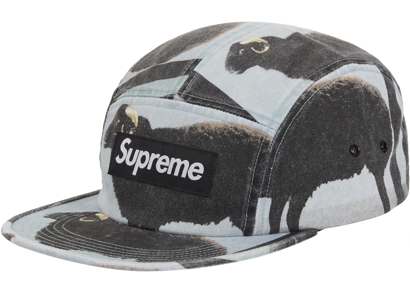 Supreme Damien Hirst Camp Cap Black SS25 US