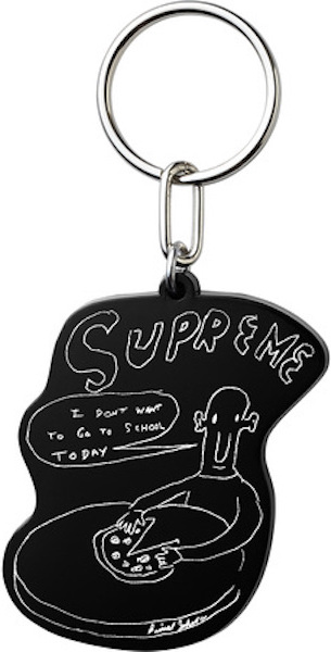 Supreme Daniel Johnson Rubber Keychain Black - SS15 - US