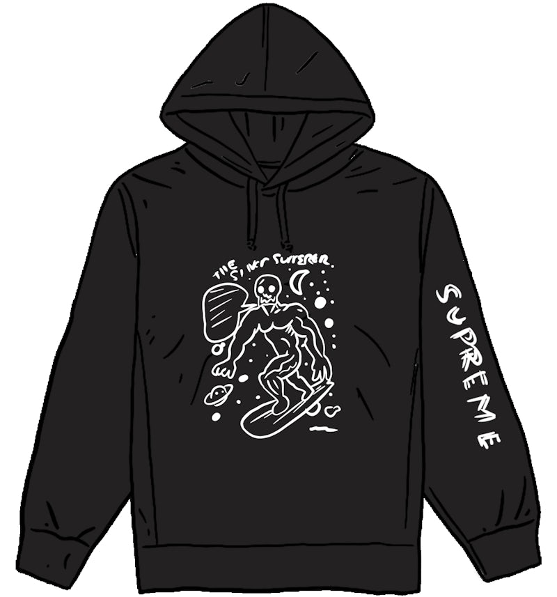 Supreme Daniel Johnston Hooded Sweatshirt Black Men's SS20 GB
