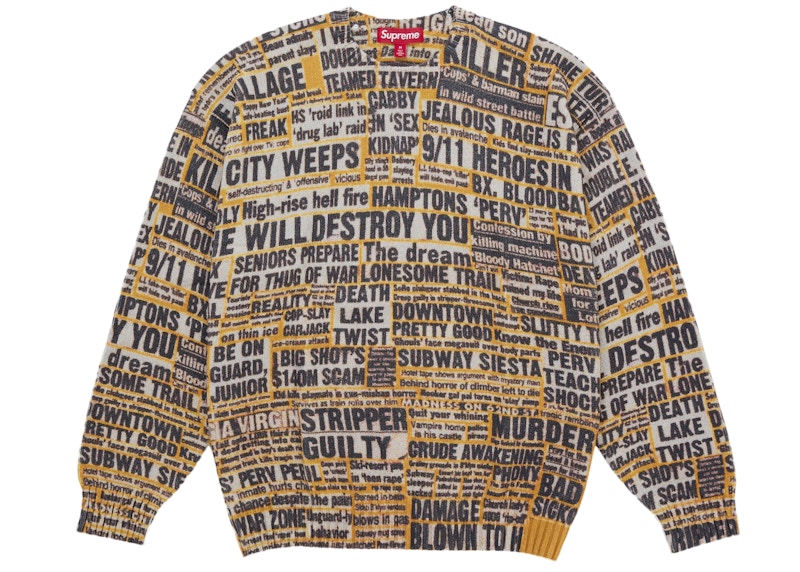 Supreme Dash Snow Sweater Multicolor Men's - FW25 - US
