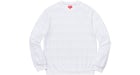 Supreme Dash Stripe Cuello Redondo Blanco