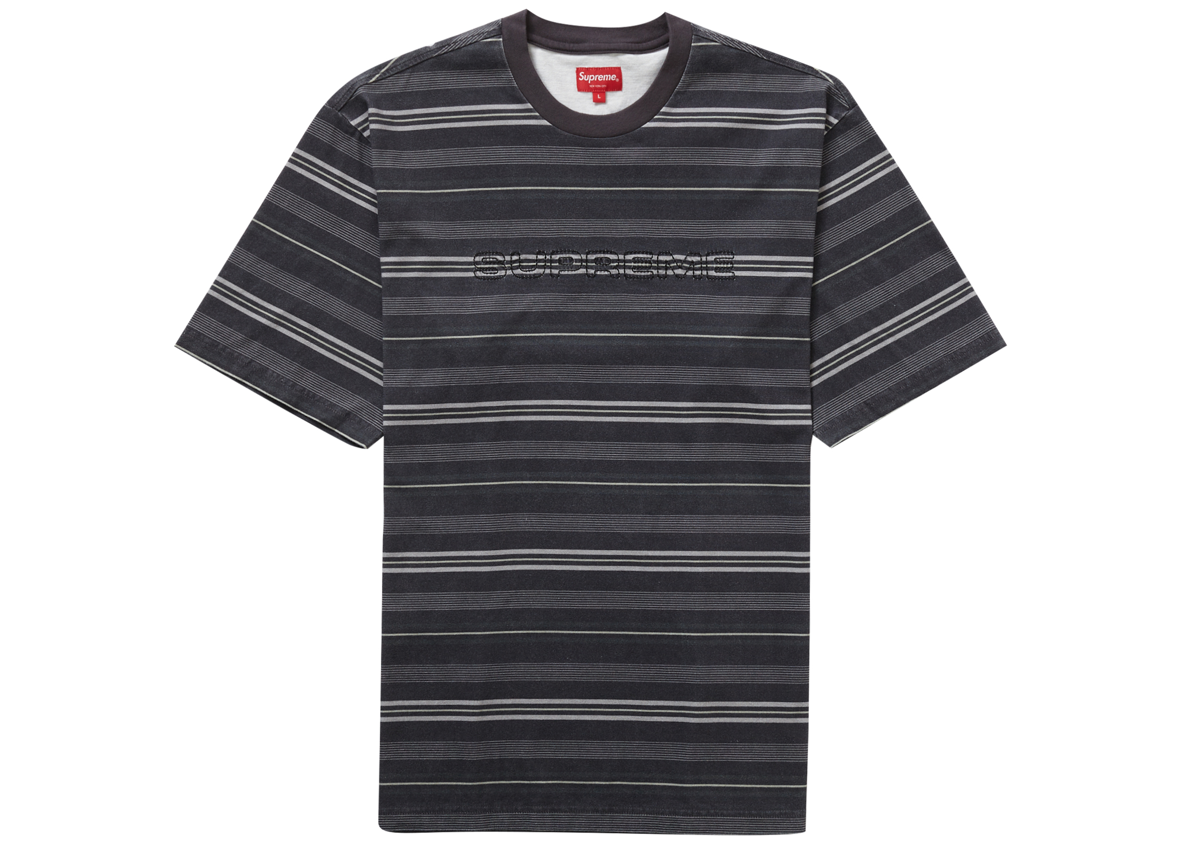 定価以下！Supreme Mesh Stripe S/S Shirt - トップス