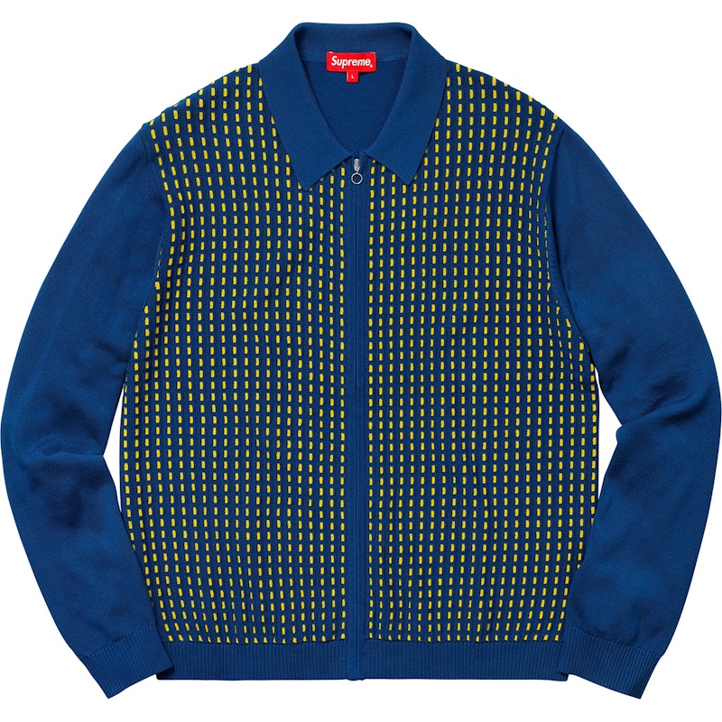 大人気商品 knit Supreme polo dashes - Gradient zip Polo M, 外套及 ...