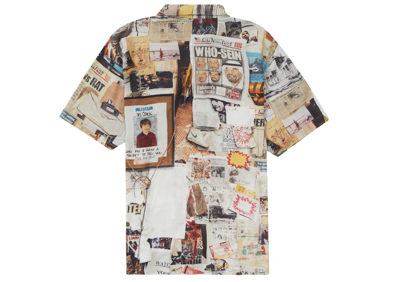 Supreme Dashs Wall Rayon S/S Shirt Dashs Wall Men's - SS21 - US