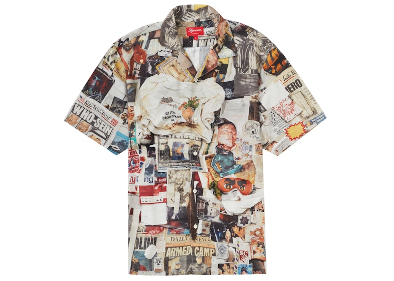 Supreme Dashs Wall Rayon S/S Shirt Dashs Wall Men's - SS21 - US