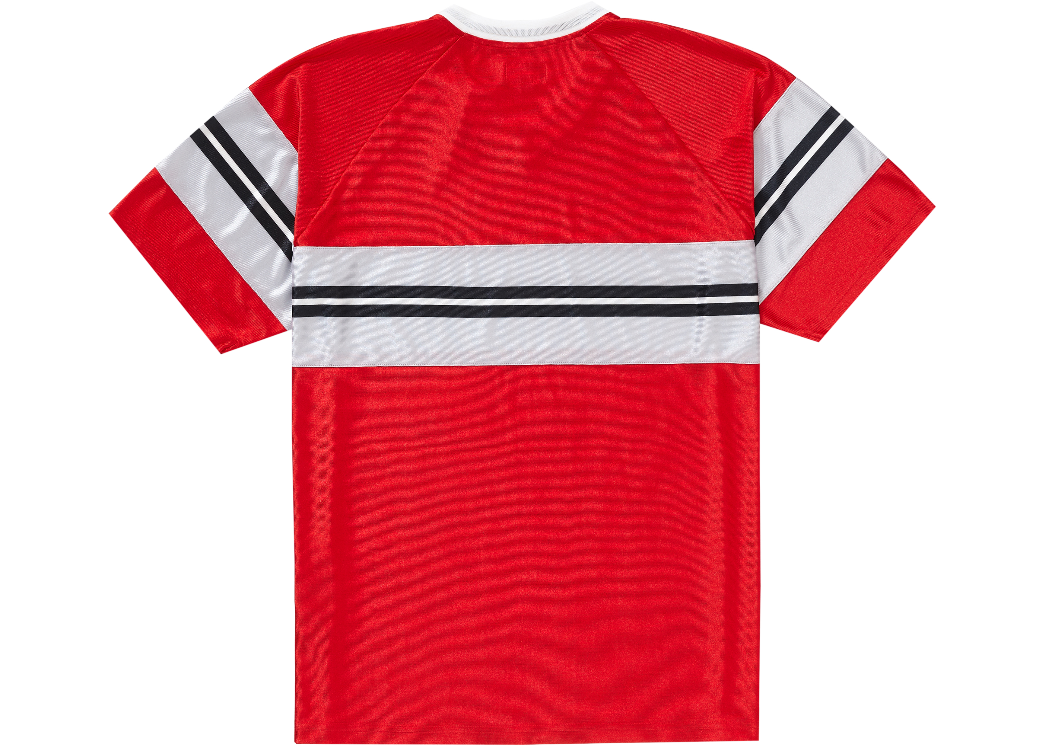 Supreme Dazzle Chest Stripe S/S Top Red Men's - SS19 - US