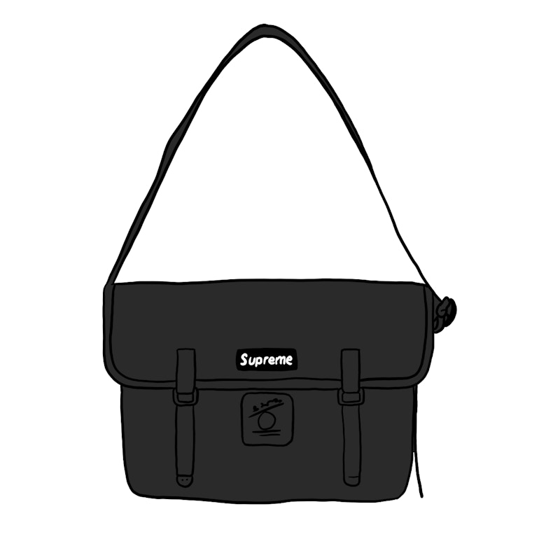 Supreme De Martini Messenger Bag Black