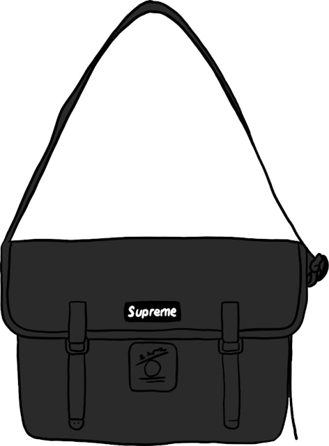 Supreme De Martini Messenger Bag Black