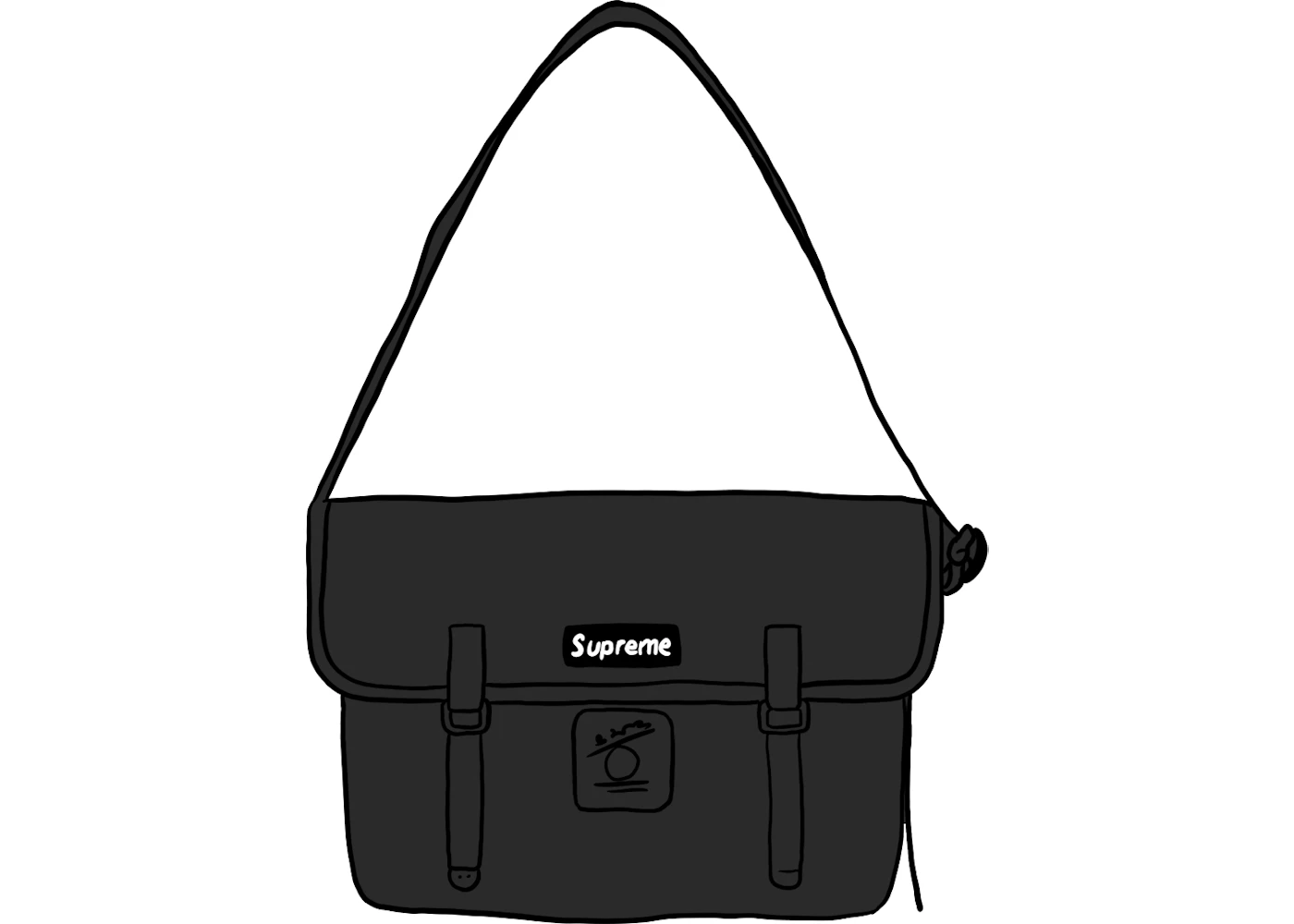 バッグ supreme de martini messenger bag Supreme De Martini Messenger Bag Black - SS20 - US