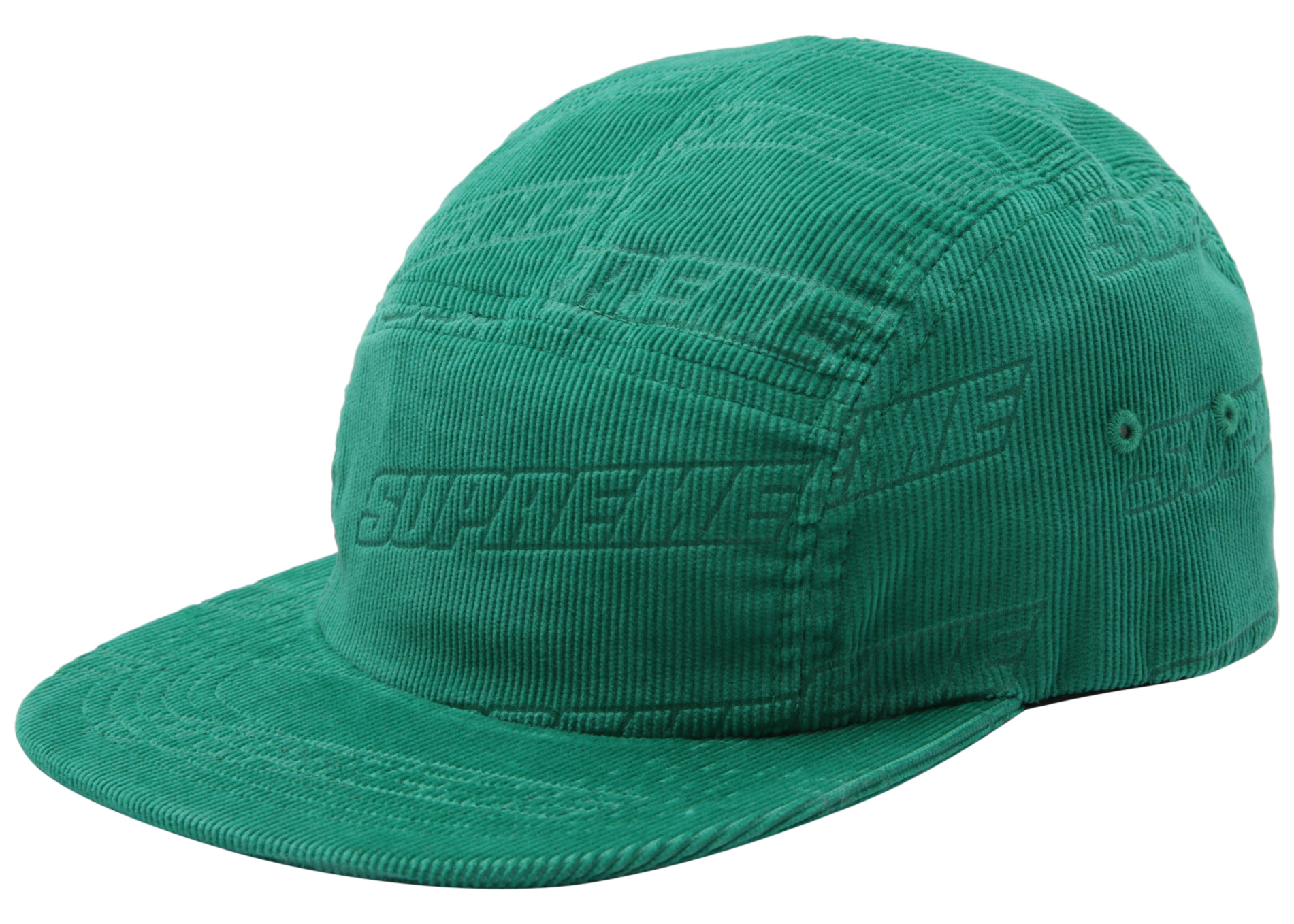 Supreme Debossed Corduroy Camp Cap Teal - SS18 - US