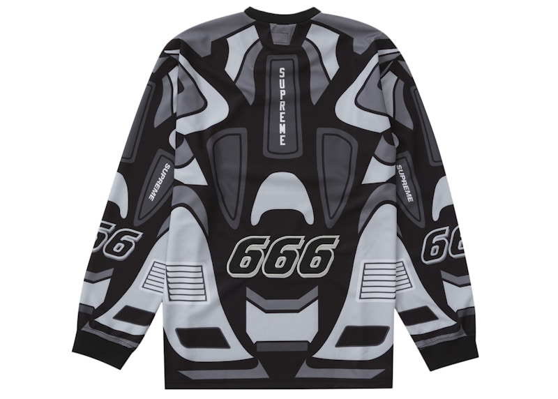 Supreme Decals Moto Jersey Black Men's - FW22 - US