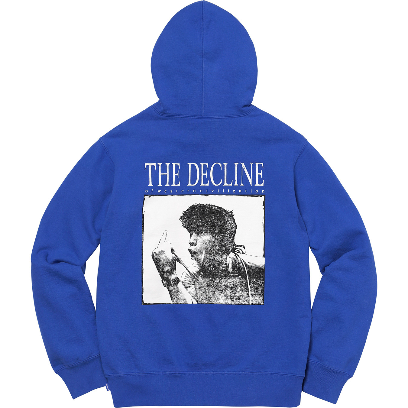 Supreme Decline Hooded Sweatshirt Royal