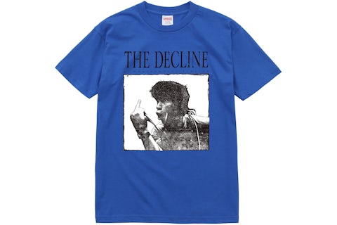 Supreme Decline of Western Civilization Tee Royal Men's FW17 US