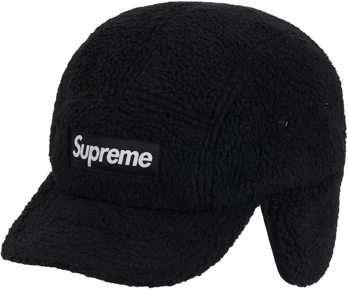 NWT Supreme Swirl Fleece Camp Cap - Black in 2023  Supreme hat, Vintage  trucker hats, Supreme accessories
