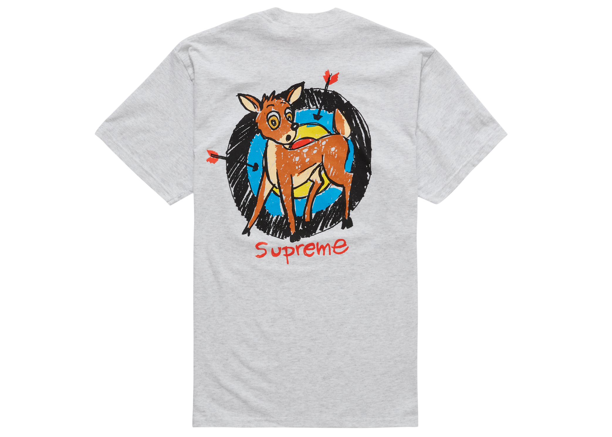 Supreme Deer Tee Ash Grey