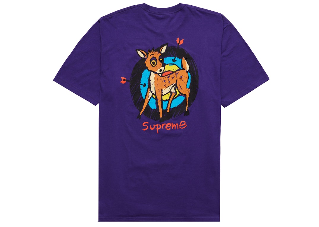 Pre-owned Supreme Deer Tee Purple