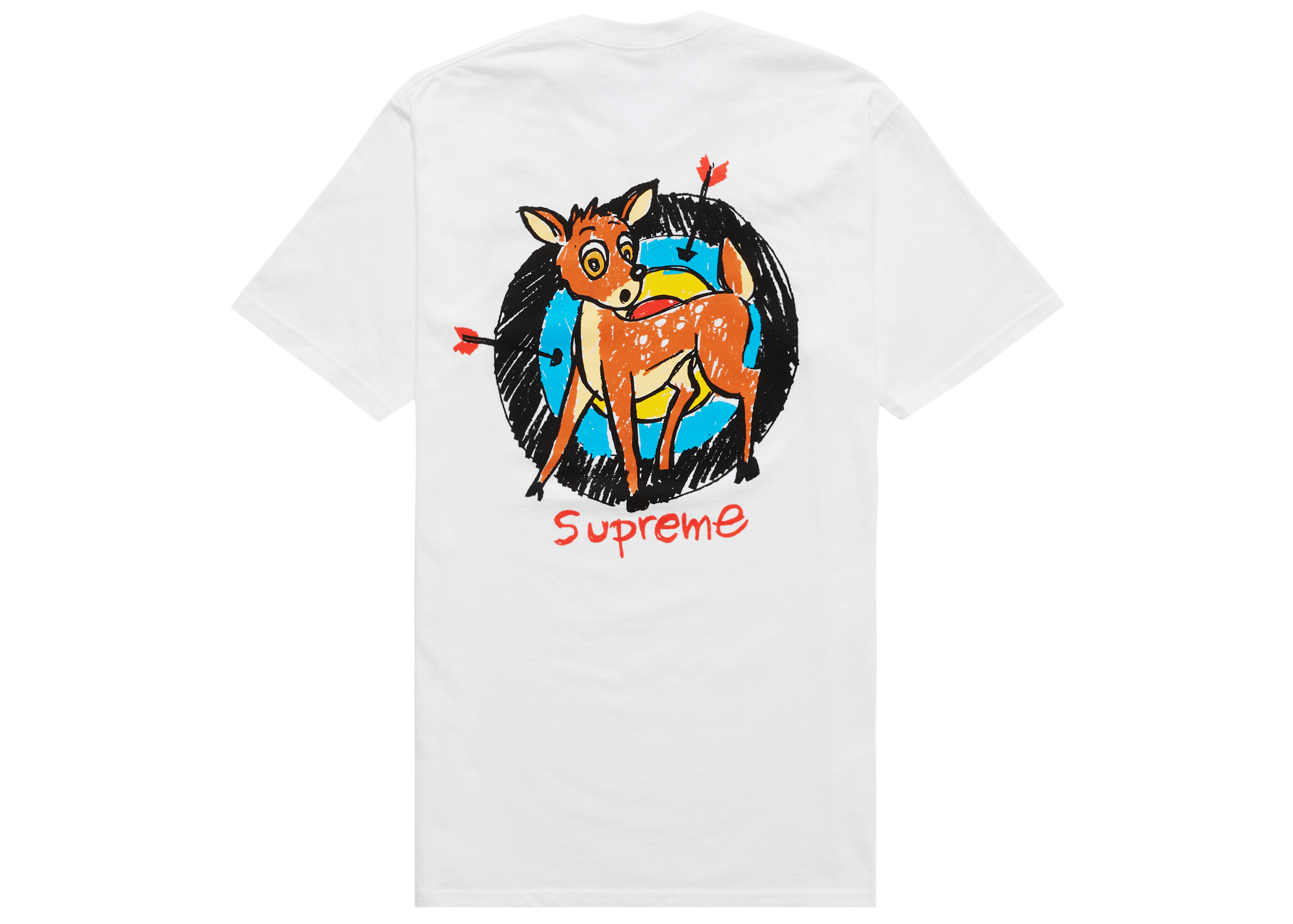 Supreme Deer Tee White Men's - SS22 - US