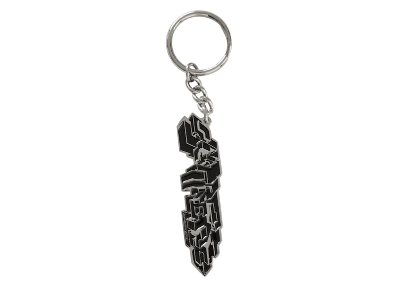 Supreme Oval Logo Keychain Silver - SS17 - US