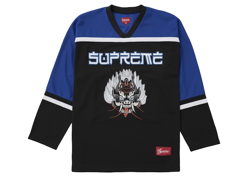 Supreme Demon Hockey Jersey Black - FW21 Men's - US