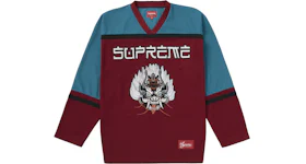Supreme Demon Hockey Jersey Cardinal