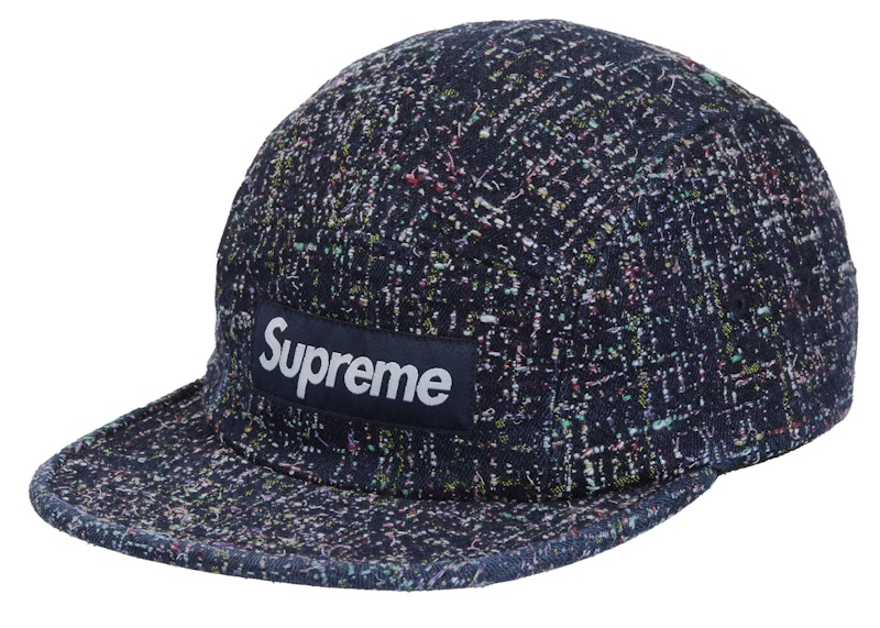 Supreme Denim Boucle Camp Cap Navy US