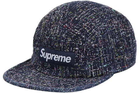 Supreme Denim Boucle Camp Cap Navy US