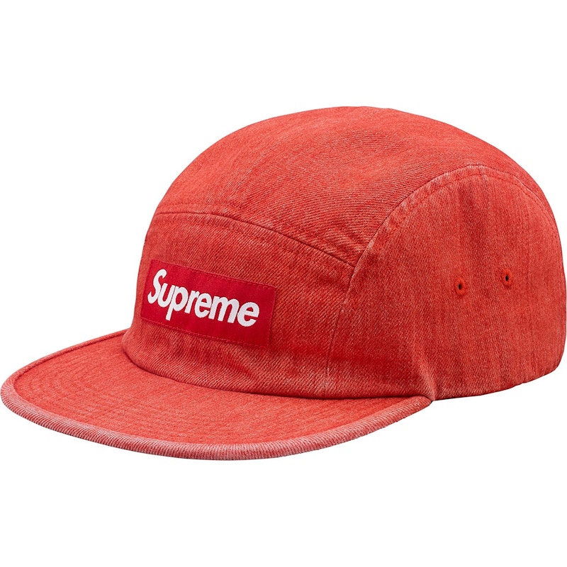 Supreme Denim Camp Cap Red帽子