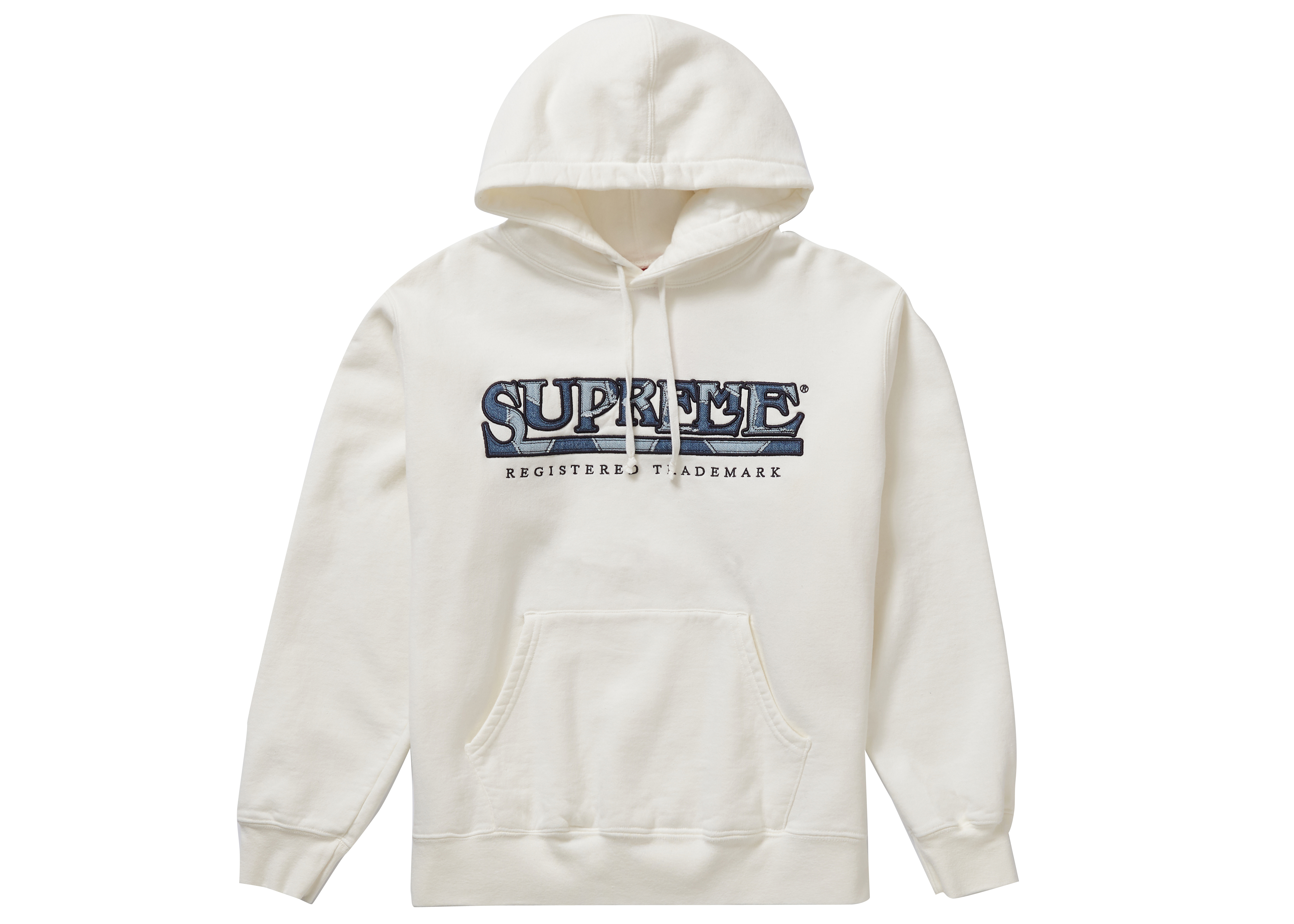 購入値下Supreme Denim Logo Hooded Sweatshirt トップス