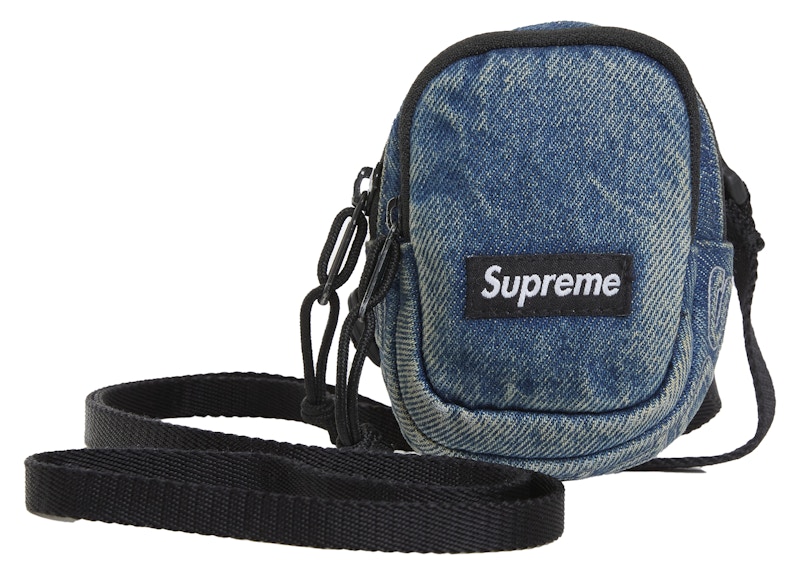Pre-owned Supreme Denim Mini Utility Bag In Washed Indigo In Blue