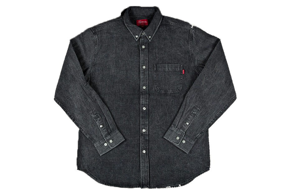 Supreme Denim Shirt Black - SS17