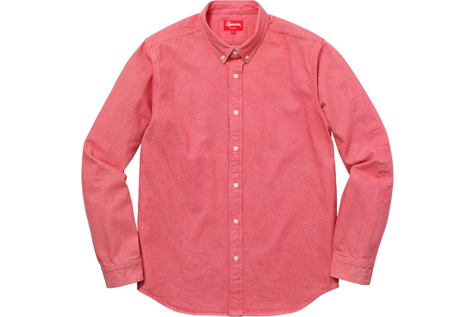Supreme Denim Shirt Pink