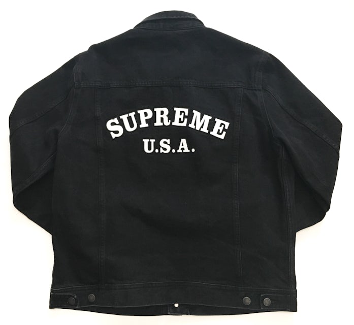 Supreme monogram denim jacket