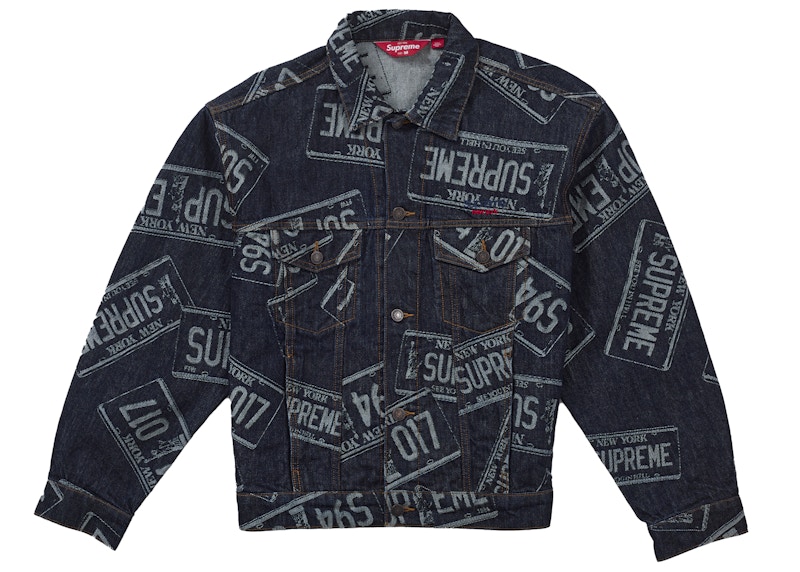 ジャケット・アウター Supreme denim trucker license plate M Denim Trucker Jacket - Shop - Supreme