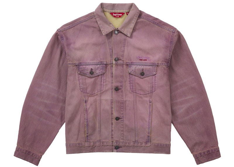 Supreme Denim Trucker Jacket (SS26) Overdyed Purple メンズ - SS26 - JP